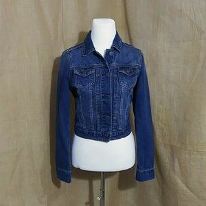 Aeropostale Brand Classic Women's Denim Jean Jacket Coat EUC Size Medium